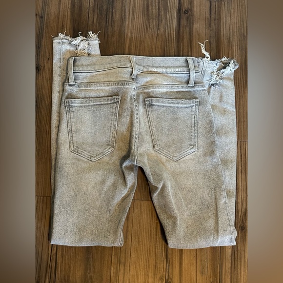 Current/Elliott light wash grey stiletto jeans size 24 - Picture 2 of 3